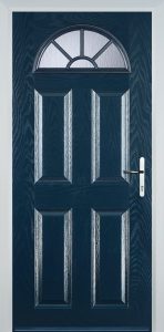 4 panel 1 sunburst | Decra Doors, Doncaster